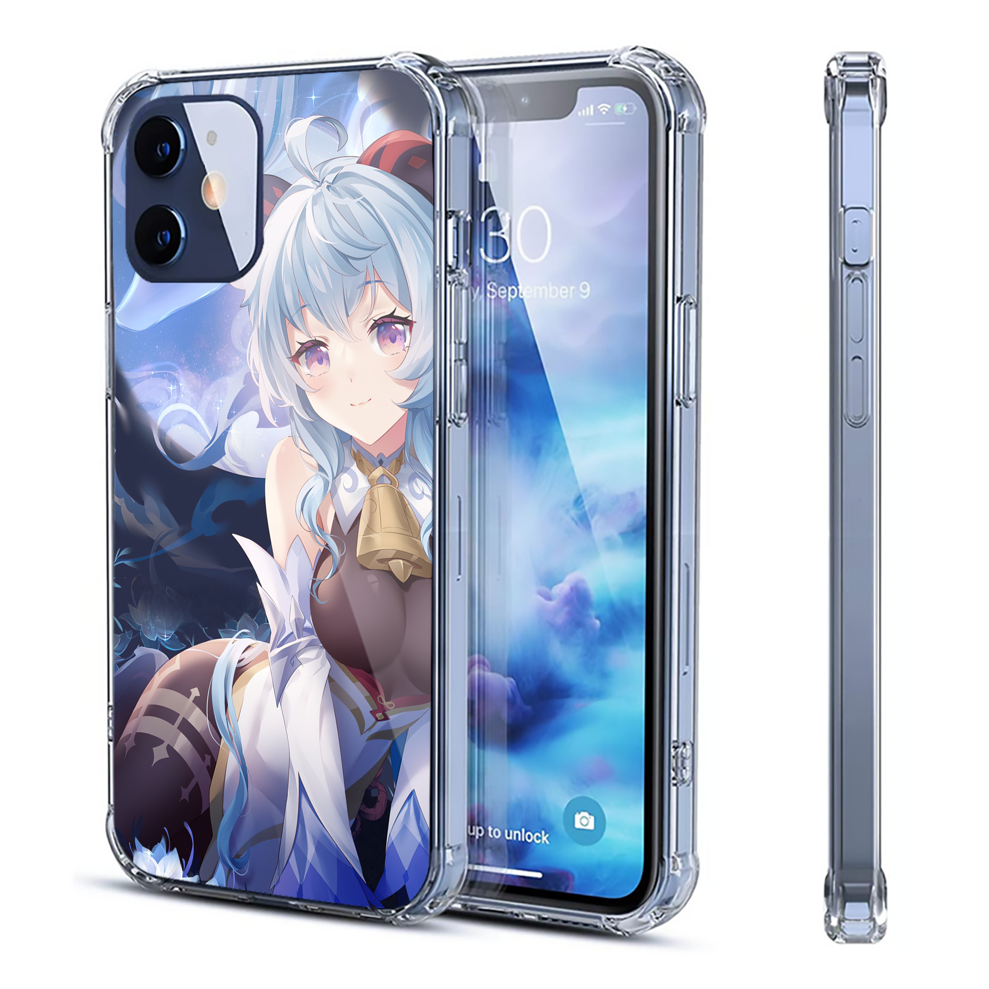げんし神 genshin 【iPhone 12シリーズ対応】透明スマホケース（クリアソフトケース）